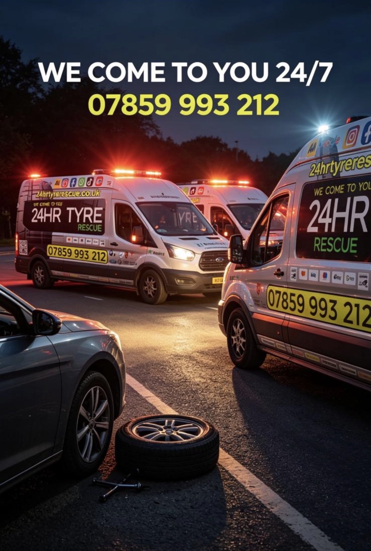 London Mobile Tyres — Hertfordshire & North London